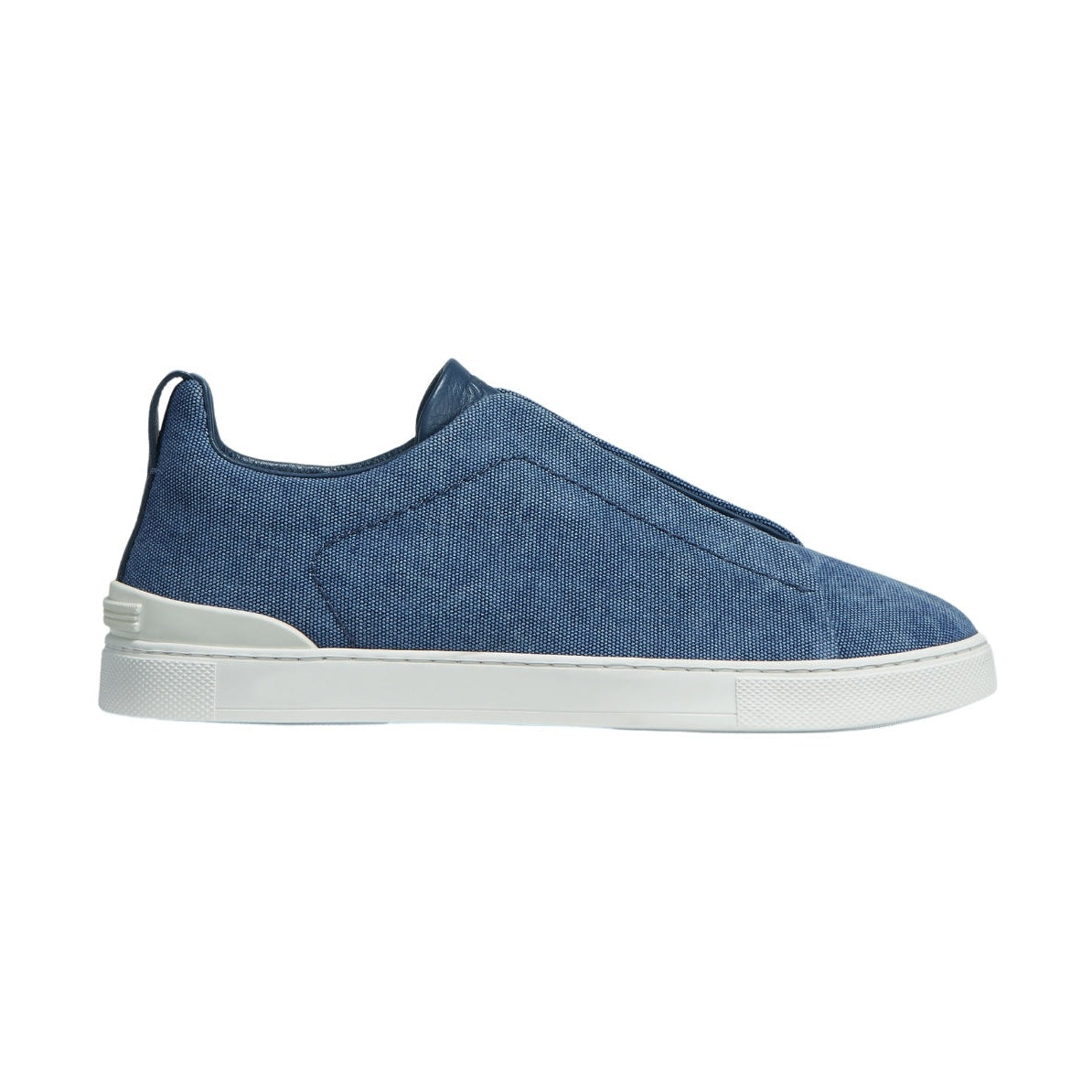 Zgna Blue Canvas Triple Stitch™ Sneakers