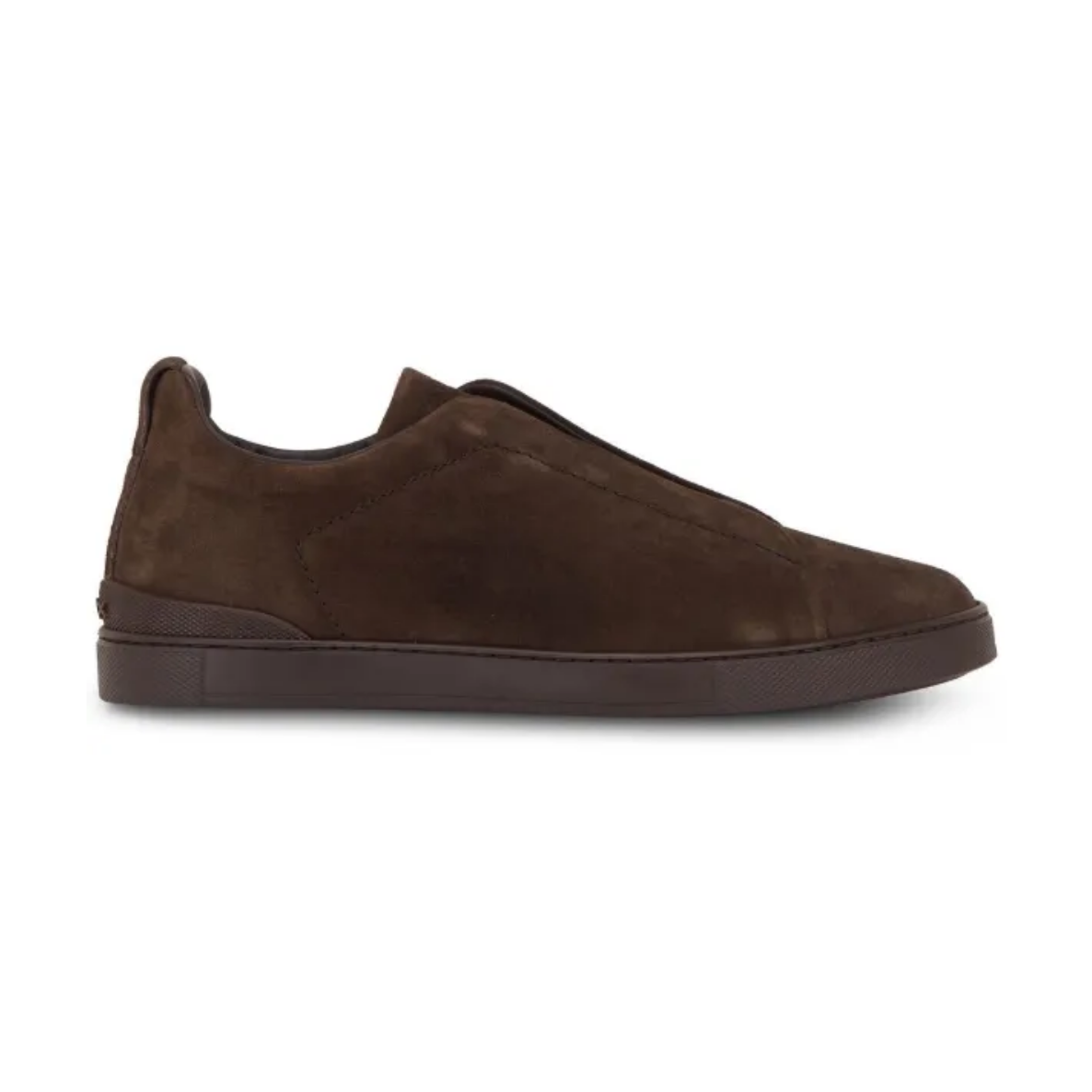 Zgna Low-top Suede Sneakers "Brown"