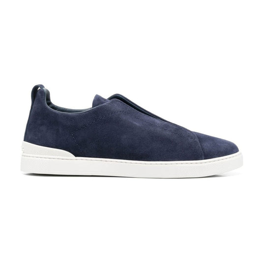 Zgna Slip-on Suede Sneakers "Blue"