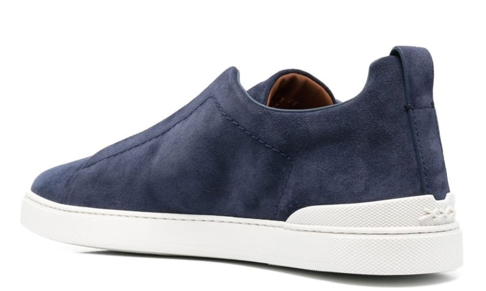 Zgna Slip-on Suede Sneakers "Blue"