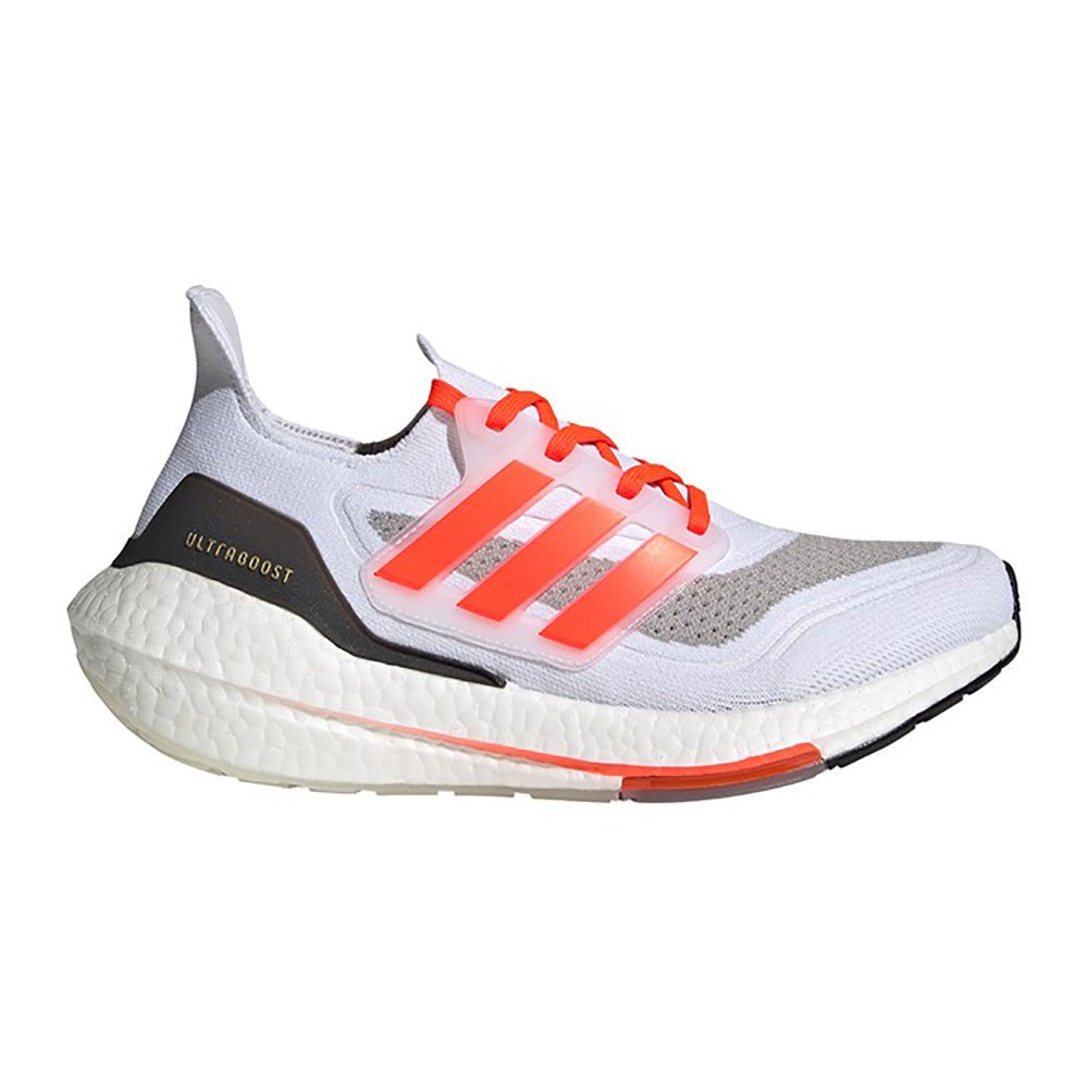 Adidas Ultraboost 21 "White - Solar Red - Gold Met" - Copva