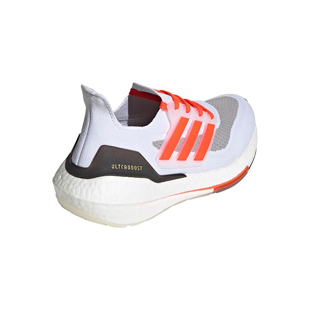 Adidas Ultraboost 21 "White - Solar Red - Gold Met" - Copva