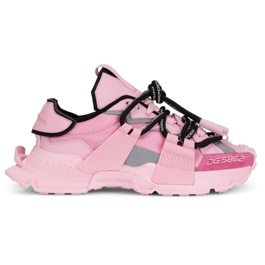 DOLCE & GABBANA Mixed-material Space Sneakers In Multicolor - Copva