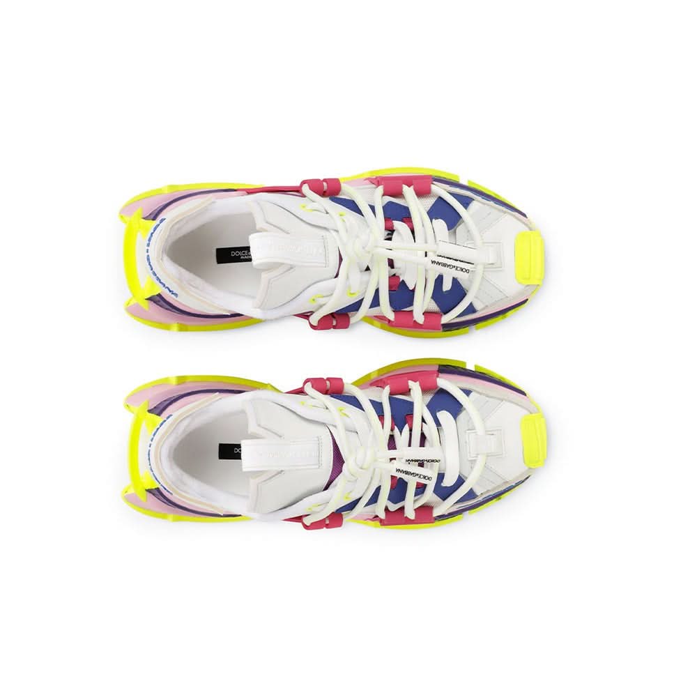 DOLCE & GABBANA Mixed-material Space Trainers In Multicolor - Copva