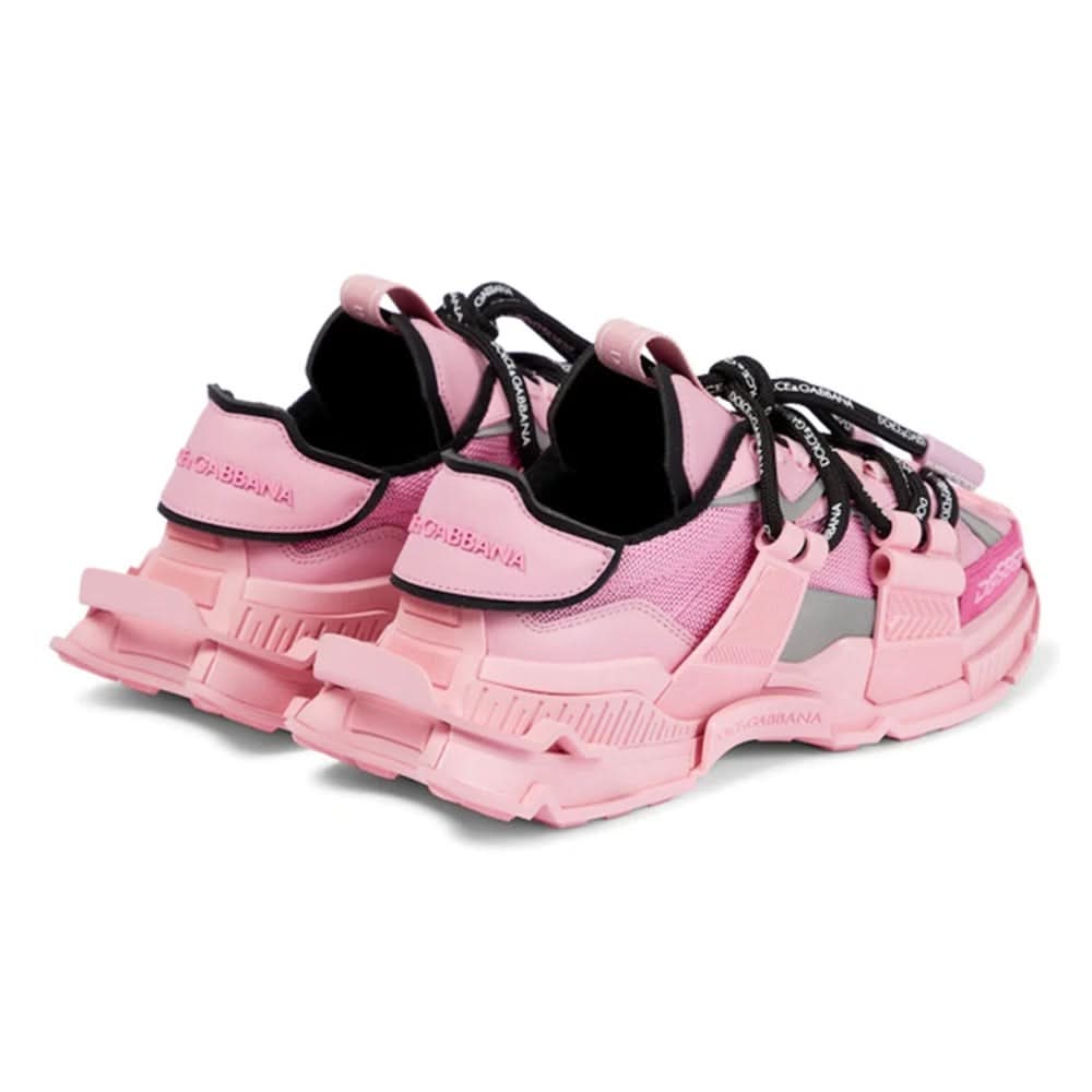 DOLCE & GABBANA Mixed-material Space Sneakers In Multicolor - Copva