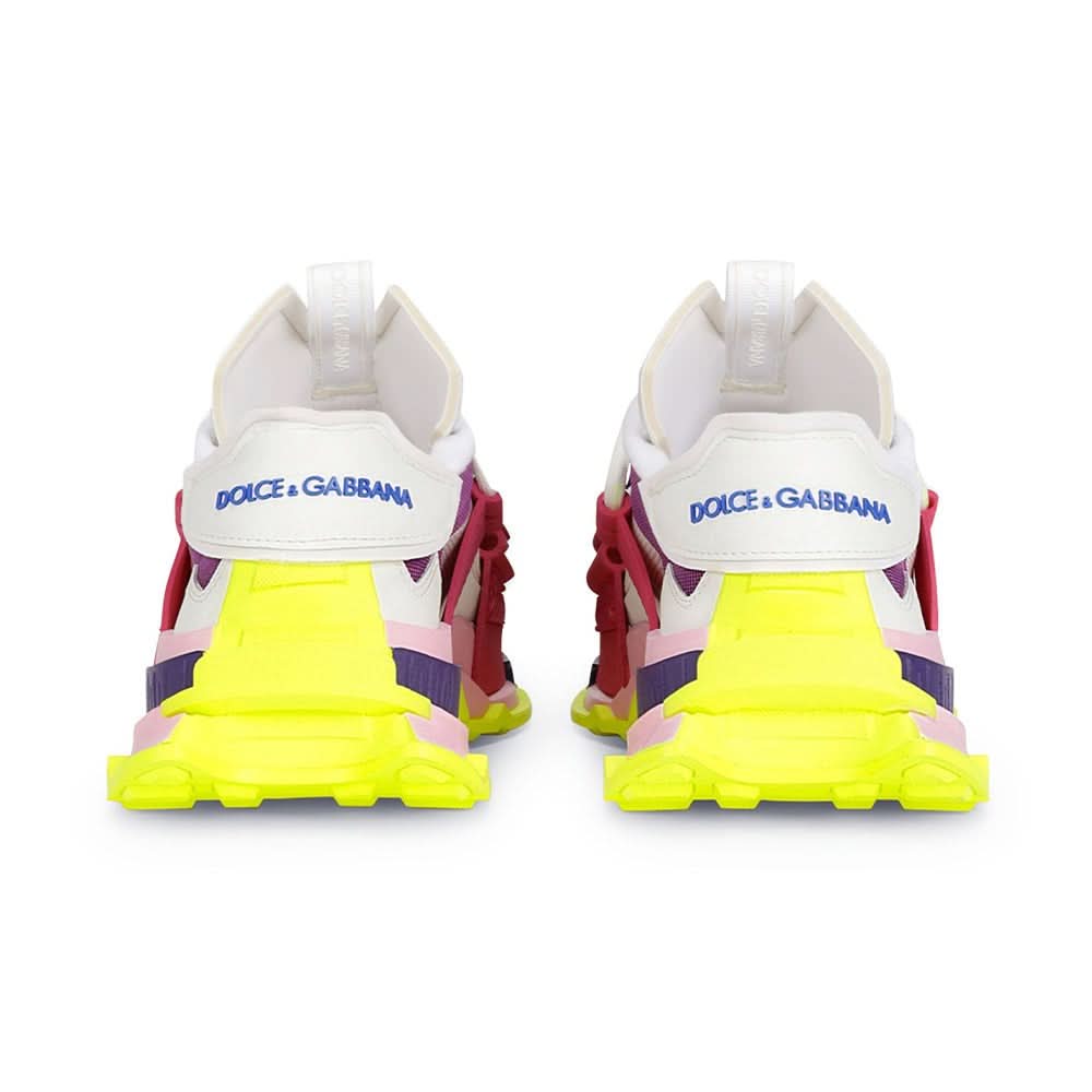 DOLCE & GABBANA Mixed-material Space Trainers In Multicolor - Copva