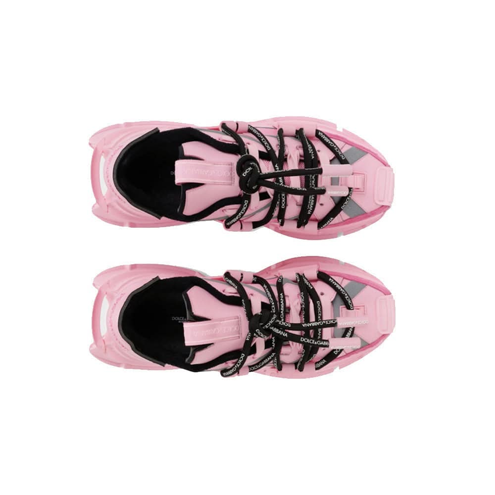 DOLCE & GABBANA Mixed-material Space Sneakers In Multicolor - Copva