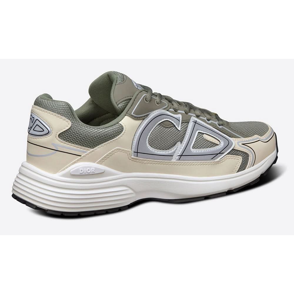 DIOR B30 SNEAKER "Olive Mesh and Cream Technical Fabric" - Copva