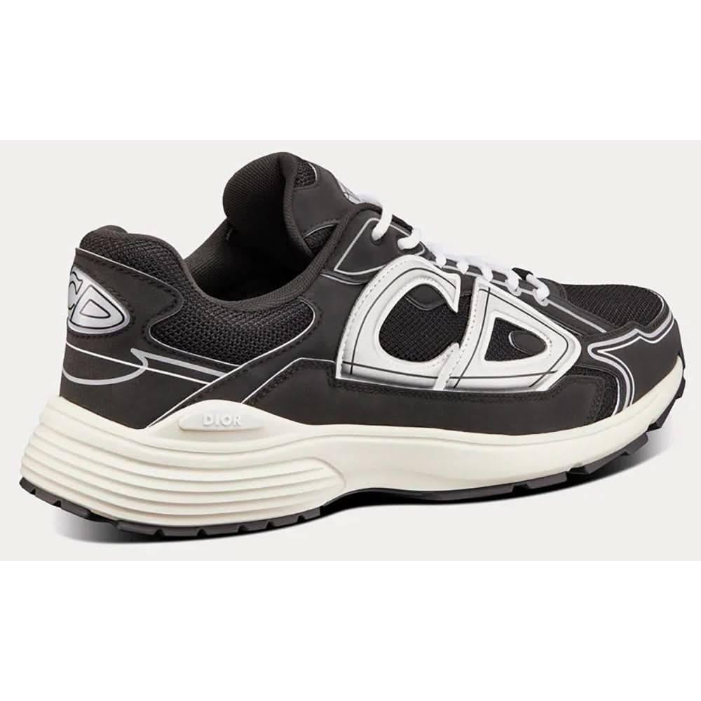 Dior B30 Black Mesh And Technical Fabric Low Top Sneakers - Copva