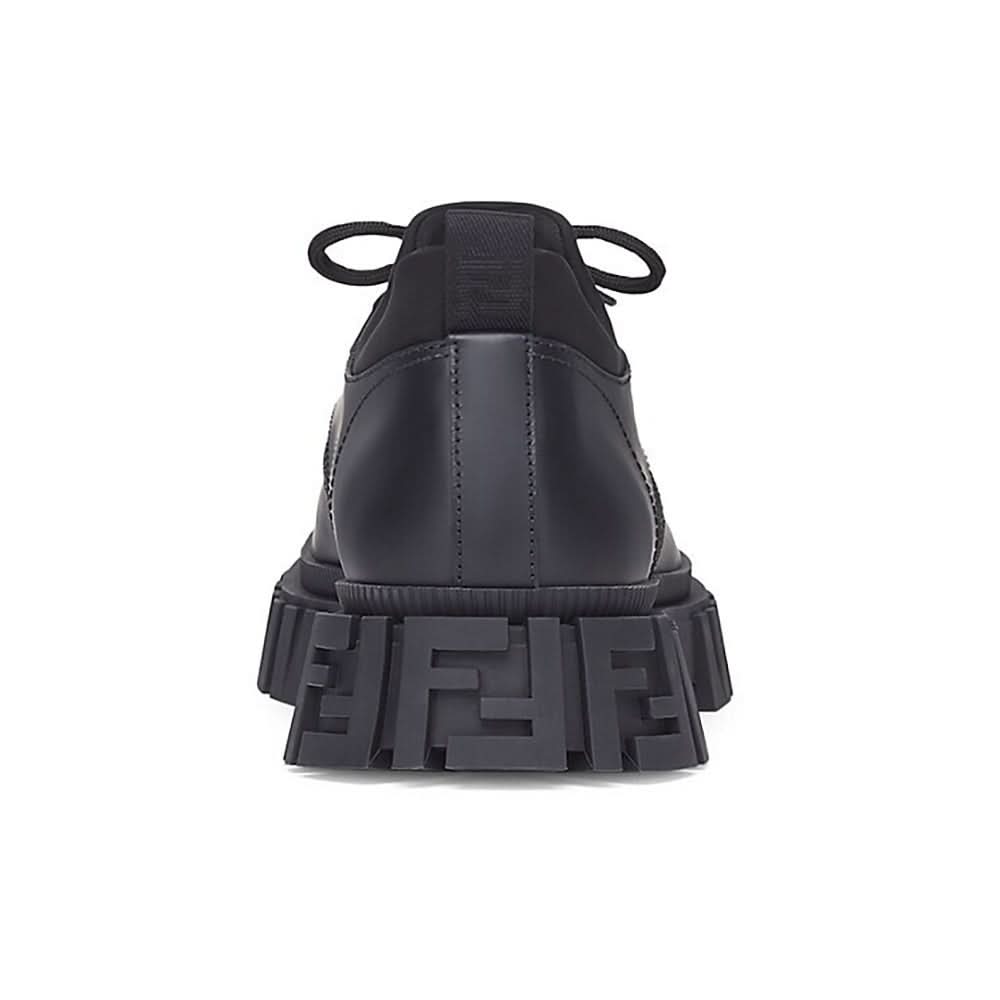 Fendi Leather Double F Oxford Shoes - Copva