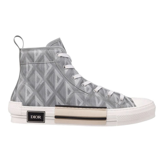 Dior B23 High-top Sneaker "Dior Gray Cd Diamond Canvas" - Copva