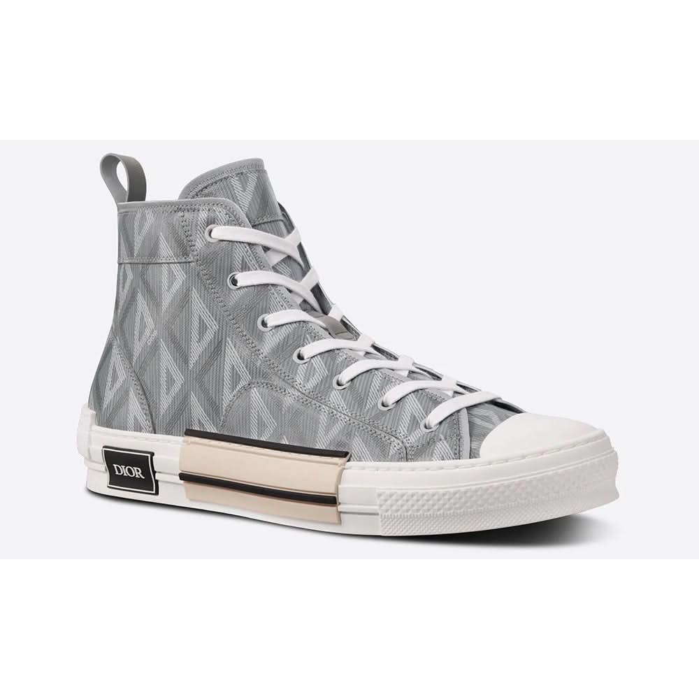 Dior B23 High-top Sneaker "Dior Gray Cd Diamond Canvas" - Copva