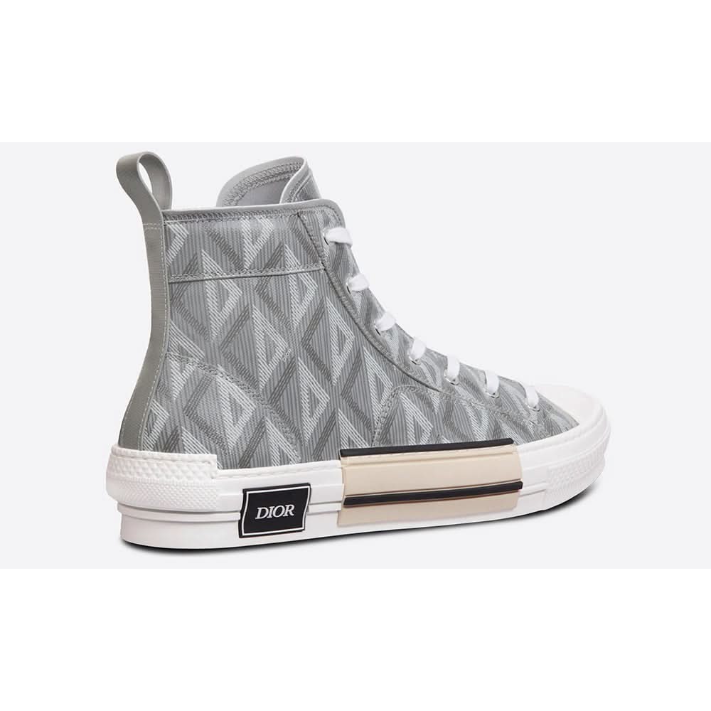 Dior B23 High-top Sneaker "Dior Gray Cd Diamond Canvas" - Copva
