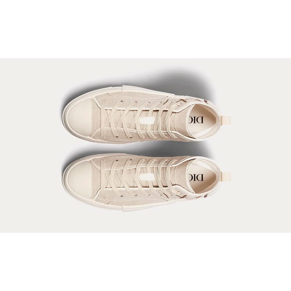 Dior B23 Cactus Jack Dior "Cream & Coffee" High-top Sneaker - Copva
