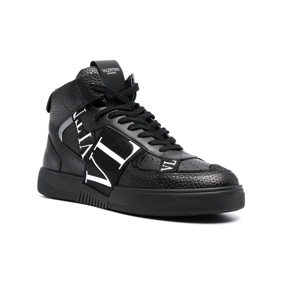 Valentino Garavani logo-print stripe-detail sneakers - Copva