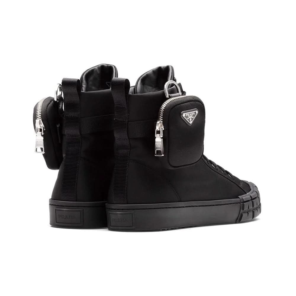 Prada Wheel Re-Nylon high-top sneakers - Copva