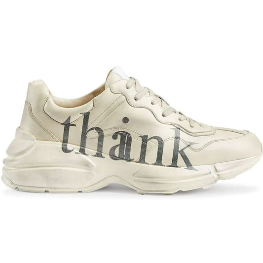 Gucci Rhyton 'think/thank' print sneaker - Copva