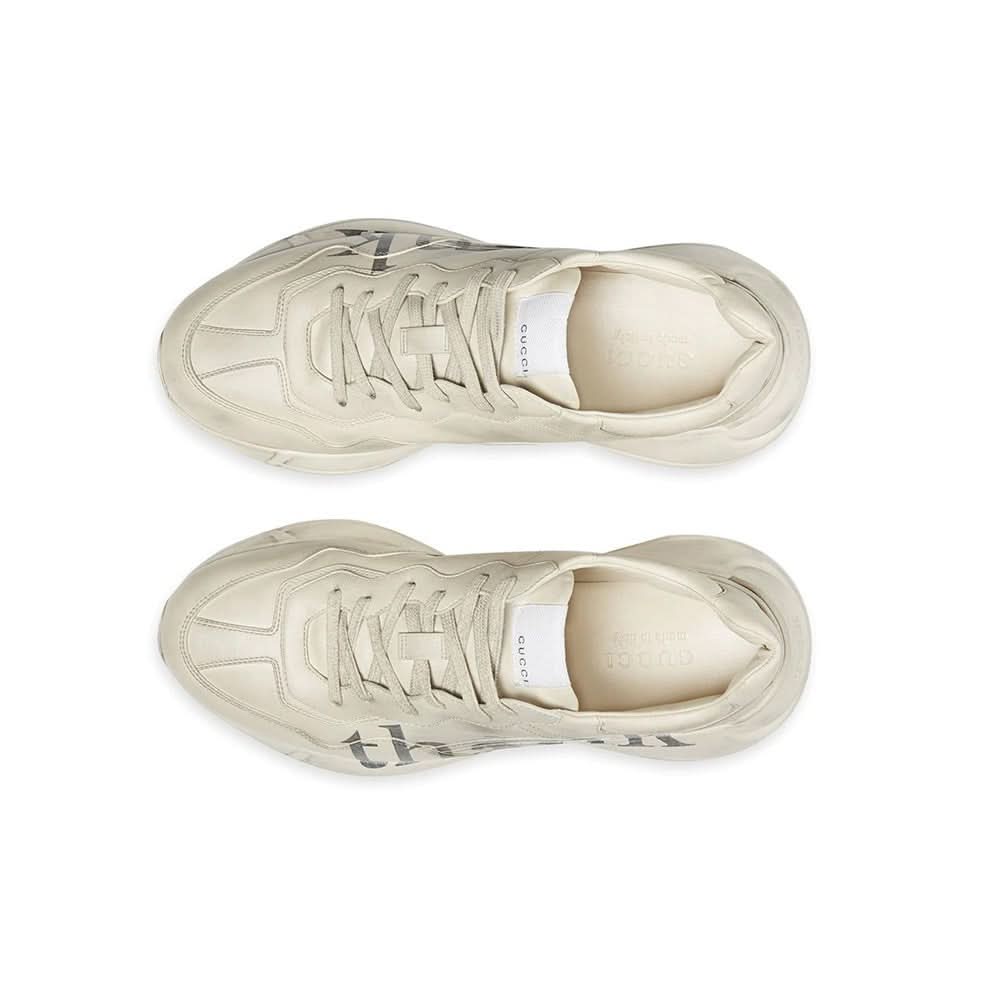 Gucci Rhyton 'think/thank' print sneaker - Copva