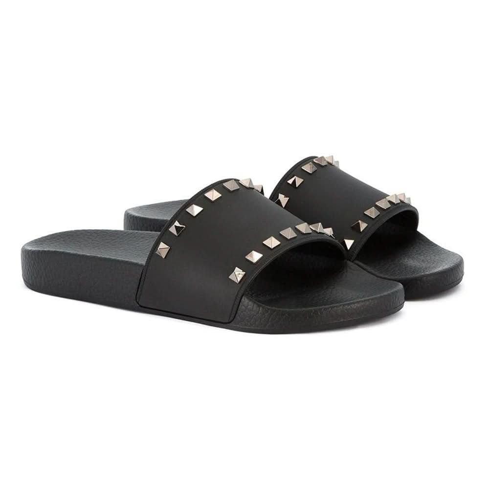 Valentino Garavani Rockstud pool slides - Copva