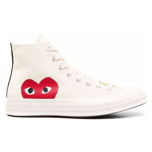 Comme Des Garçons Play x Converse Chuck 70 high-top sneakers - White - Copva