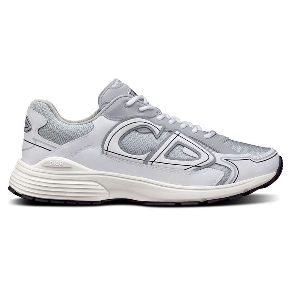 DIOR B30 SNEAKER "Gray Mesh and White Technical Fabric" - Copva