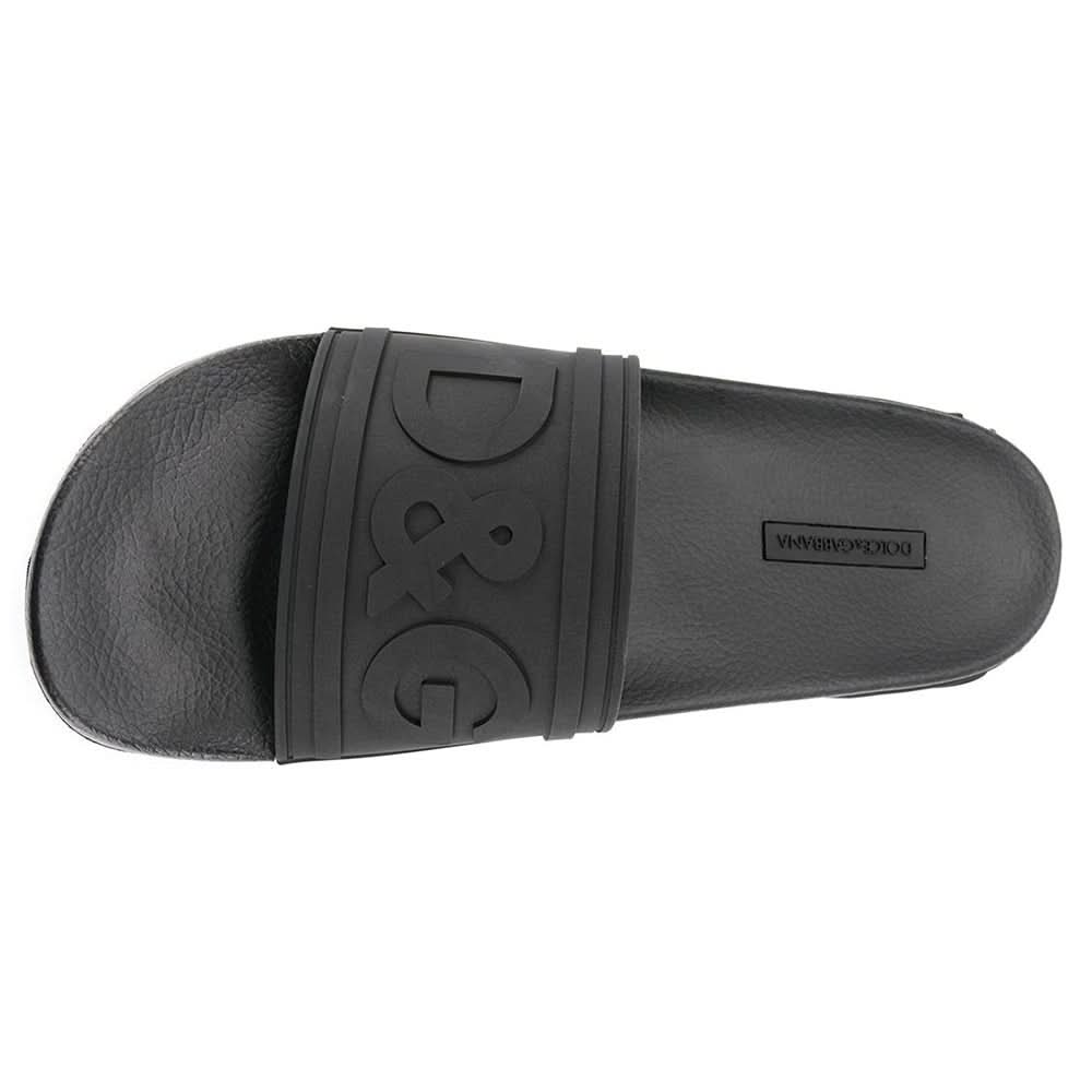 Dolce & Gabbana embossed logo slides - Copva
