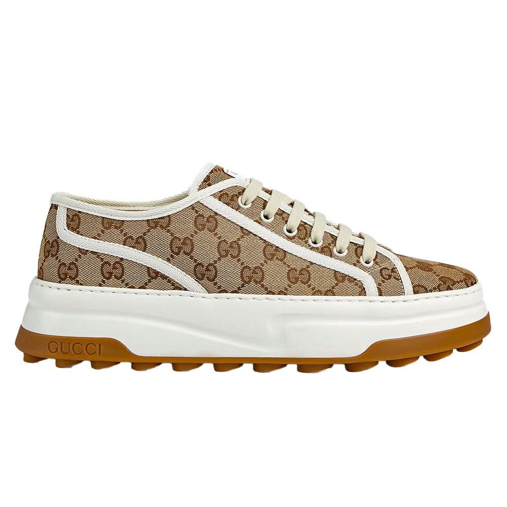 Gucci Men's Black Beige gg Trainers - Copva