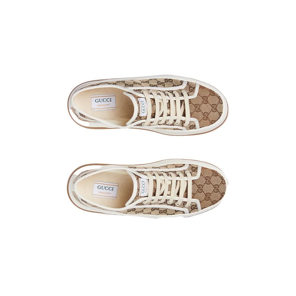 Gucci Men's Black Beige gg Trainers - Copva