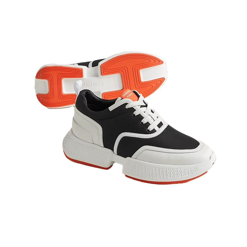 Hermes Giga sneaker "Orange Black" - Copva