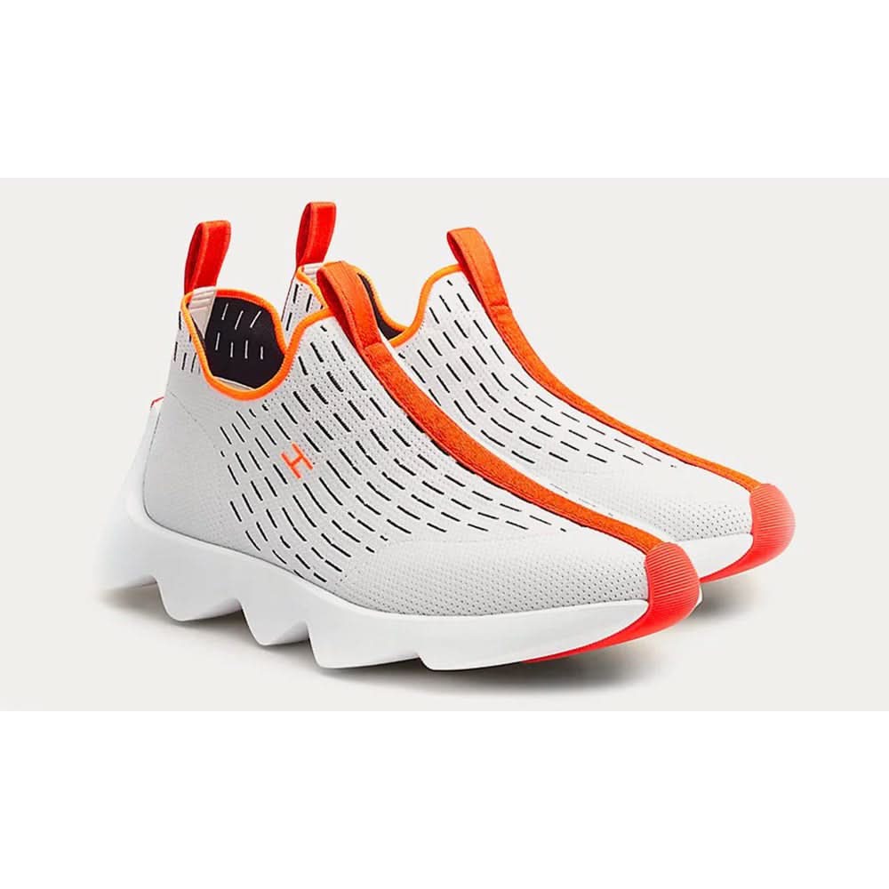 HERMES Eclair Blanc Low Top Sneakers - Copva