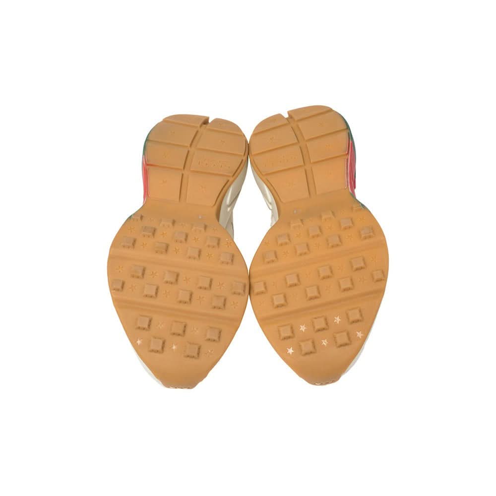 Gucci White Rhyton Web Chunky Sneakers - Copva