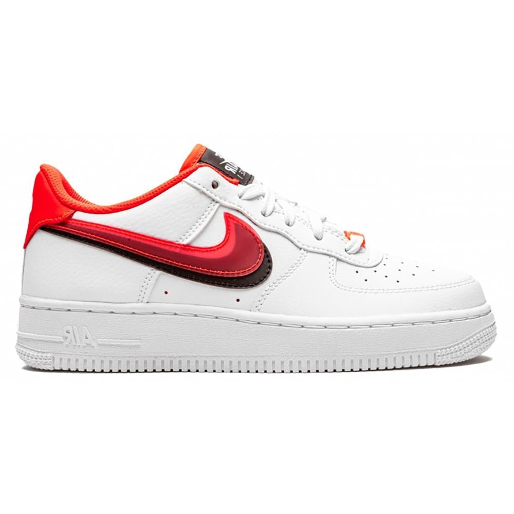 Nike Air Force 1 LV8 Double Swoosh Red Black (GS) - Copva