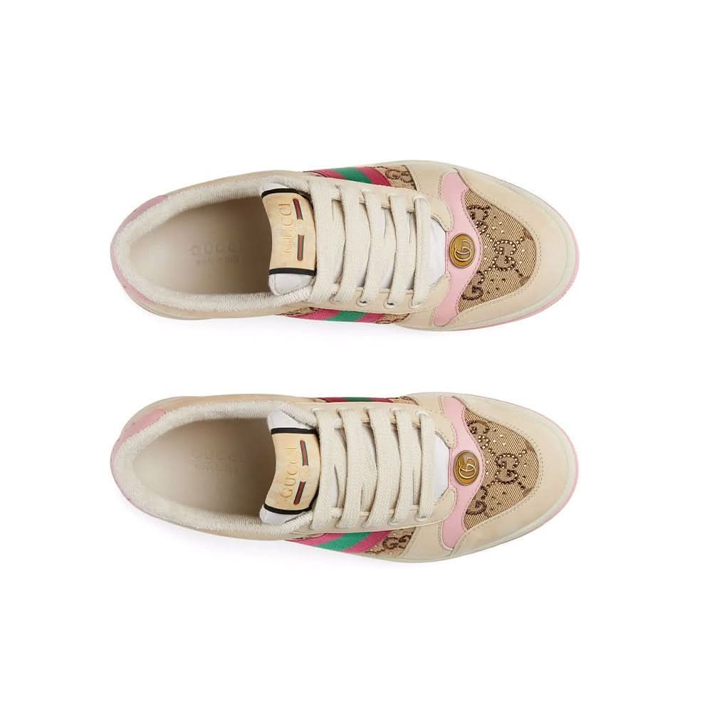 Gucci crystal-embellished GG Screener sneakers - Copva