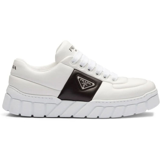 Prada padded leather sneakers 'White' - Copva