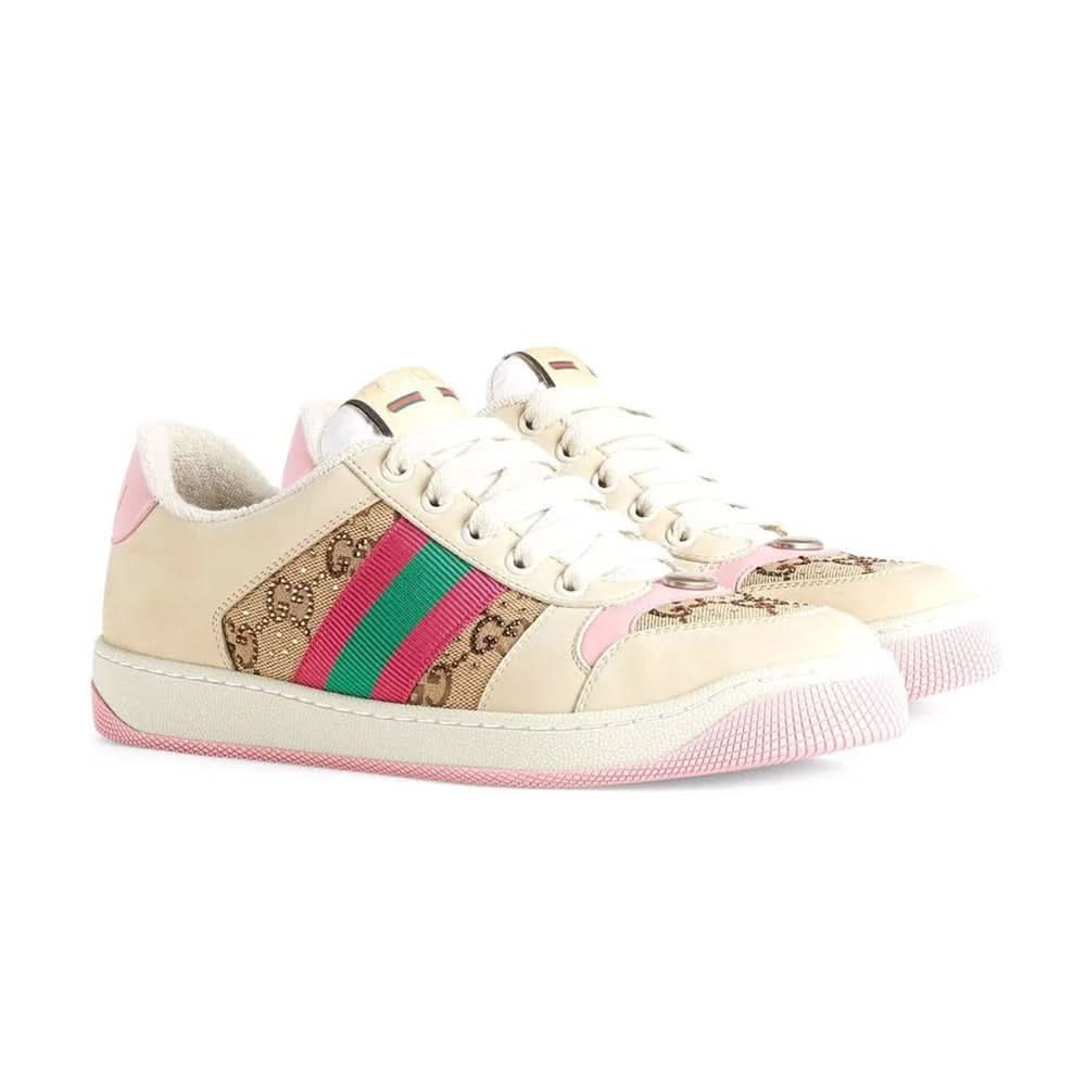 Gucci crystal-embellished GG Screener sneakers - Copva