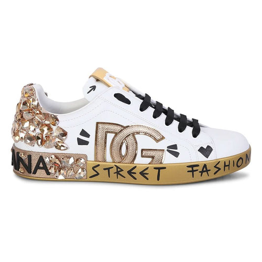 DOLCE & GABBANA Logo Patch Sneakers - Copva