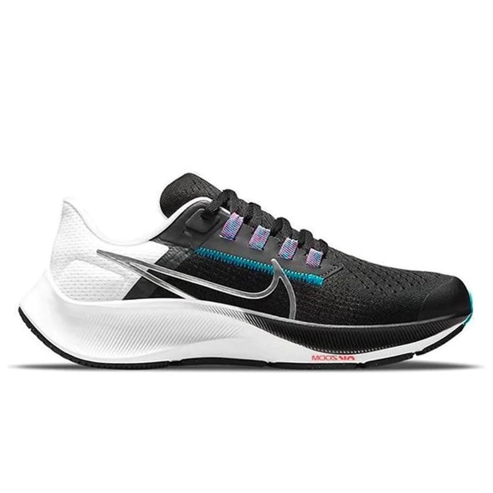 Nike Air Zoom Pegasus 38 GS 'Black Metallic Silver' - Copva