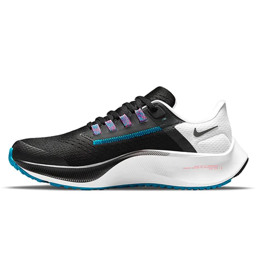 Nike Air Zoom Pegasus 38 GS 'Black Metallic Silver' - Copva